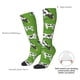 thumbnail image 4 of Fotbe Cows With Calfs Green Calcetas Divertidas Estampadas para Hombre y Mujer, Calcetas de Algodón hasta la Rodilla para Caminar, Correr, Enfermería y Embarazo, 4 of 6