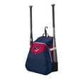 thumbnail image 6 of Louisville Slugger Genuine V2 Baseball/Softball Bat Bag - Holds up to 2 Bats, Red/White/Blue, 6 of 10