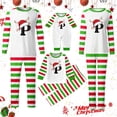 thumbnail image 2 of Dsscvnef Tenues Assorties pour la Famille Bébé Confortables et Décontractées Ensemble de Pyjama de Noël Assorti pour la Famille Impression Alphabet Col Rond Manches Longues Pantalons Longs Vêtements de Famille Pyjama Assorti de Noël, 2 of 7