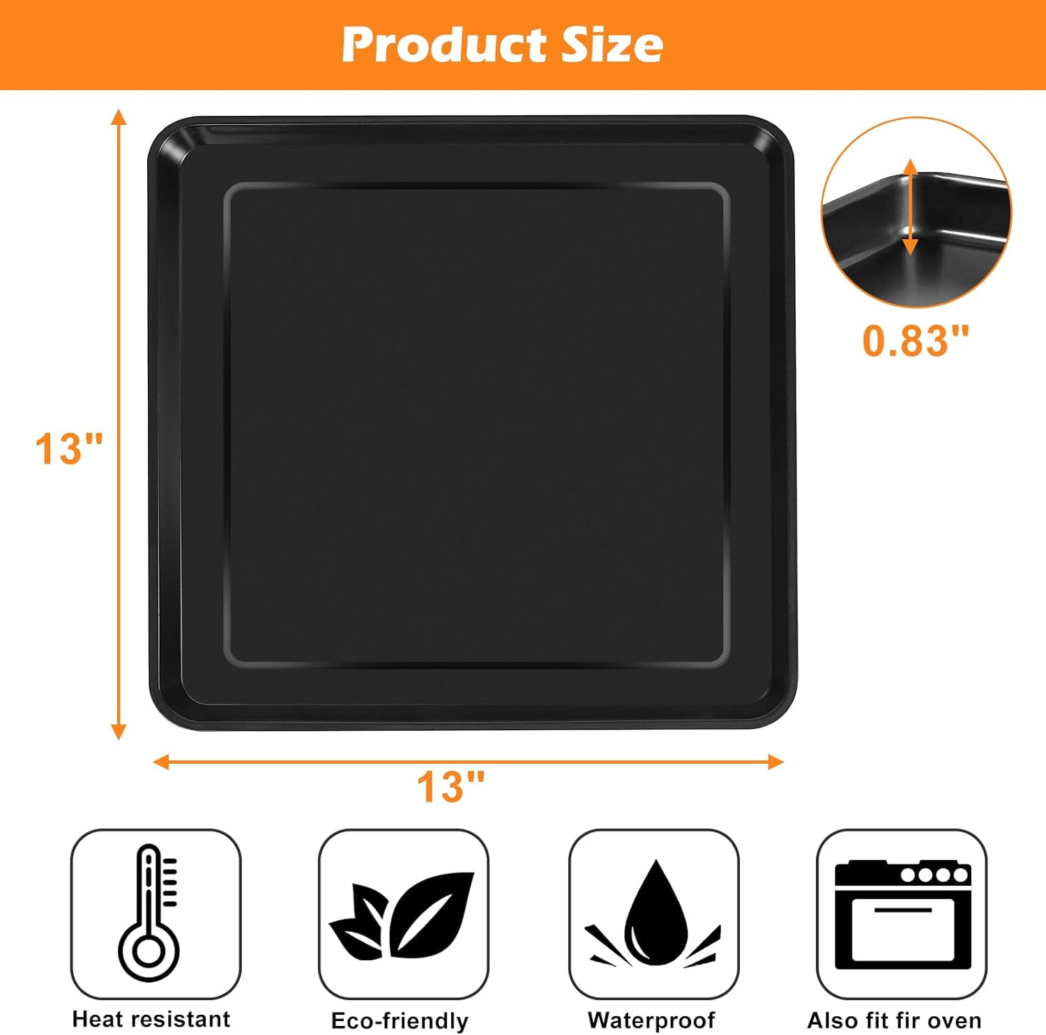 Air Fryer Grill Pan for Ninja Foodi SP101 Digital Air Fryer Countertop Oven, 13 * 13'' Grill Plate Crisper Plate Rack Accessories Replacement Parts Tray for Ninja Foodi SP100 SP1001C SP201