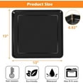 thumbnail image 2 of czcpp-Air Fryer Grill Pan for Ninja Foodi SP101 Digital Air Fryer Countertop Oven, 13 * 13'' Air Fryer Grill Plate Crisper Plate Rack Accessories Replacement Parts Tray for Ninja Foodi SP100 SP1001C, 2 of 4