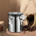 thumbnail image 1 of JMYHOAM Kitchen Gadgets Coffee Pea Storage Jar Coffee Powder Milk Powder Airtight Jar Storage Organiser Pea Storage Jar Vacuum one Way Venting Home and Kitchen on Clearance, 1 of 6