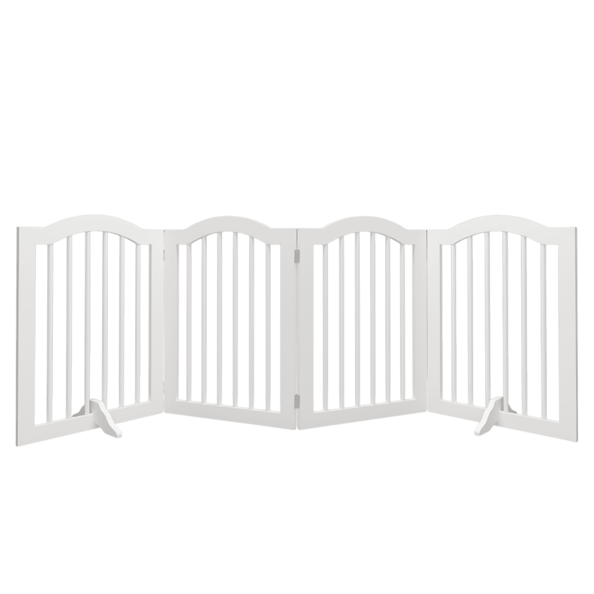 DIANJIE Panel Foldable Gate Tall Freestanding Wooden Fence