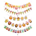 thumbnail image 4 of Destyer 1pcs Set 16.4ft Rainbow Paper Card Banner Decorations 16.4ft Rainbow Paper Card Decoration Banner Happy Birthday Banner TYPE2 NO2, 4 of 6
