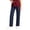 Navy, variant on TFEOQRY Womens Scrub Pants with Pockets Elastic Waist Drawstring Soilid Color Straight Pants for Daily Work Wear