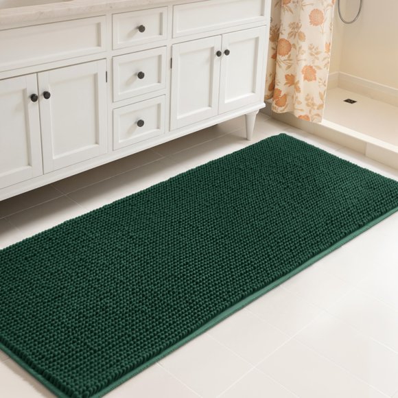 Alfombra de baño SUBRTEX Chenilla Bath, 24 x 60 cm, absorbente de agua