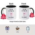 thumbnail image 6 of Funny Dental Anatomy Tooth & Nerve Chart Ceramic Mug - 11oz (350ml) Dentist Gift, Student Present, Christmas/Birthday/Nurse Appreciation Cup with Toothache Humor, Hand Wash Only Coffee Tea Cup, 6 of 9