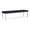 Open House Navy, variant on Lesro Lenox Steel Fabric 3-Seat Waiting Room Guest Bench in Silver/Open House Black