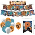 thumbnail image 2 of 82PCS For Percy Jackson Theme Birthday Party Decorations,Party Supply Set for Kids with 1 Happy Birthday Banner Garland,50 Stickers,18 Balloons,13 Cupcake Toppers, 2 of 4