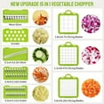 thumbnail image 6 of Glavbiku 22 in 1 Multifunction Cutter Vegetable Chopper with Container Kitchen Tool Set,Gray, 6 of 13