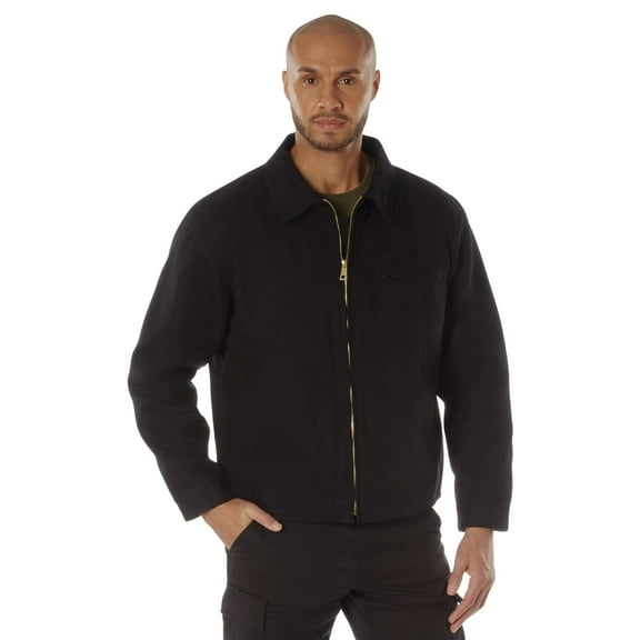 Rothco Black Canvas Work Jacket 92500 - XL