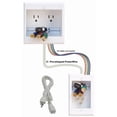 thumbnail image 2 of PowerBridge Solutions Two-PRO-6 Cable Management System with Dual Power for Wall-Mounted TVs, 2 of 5