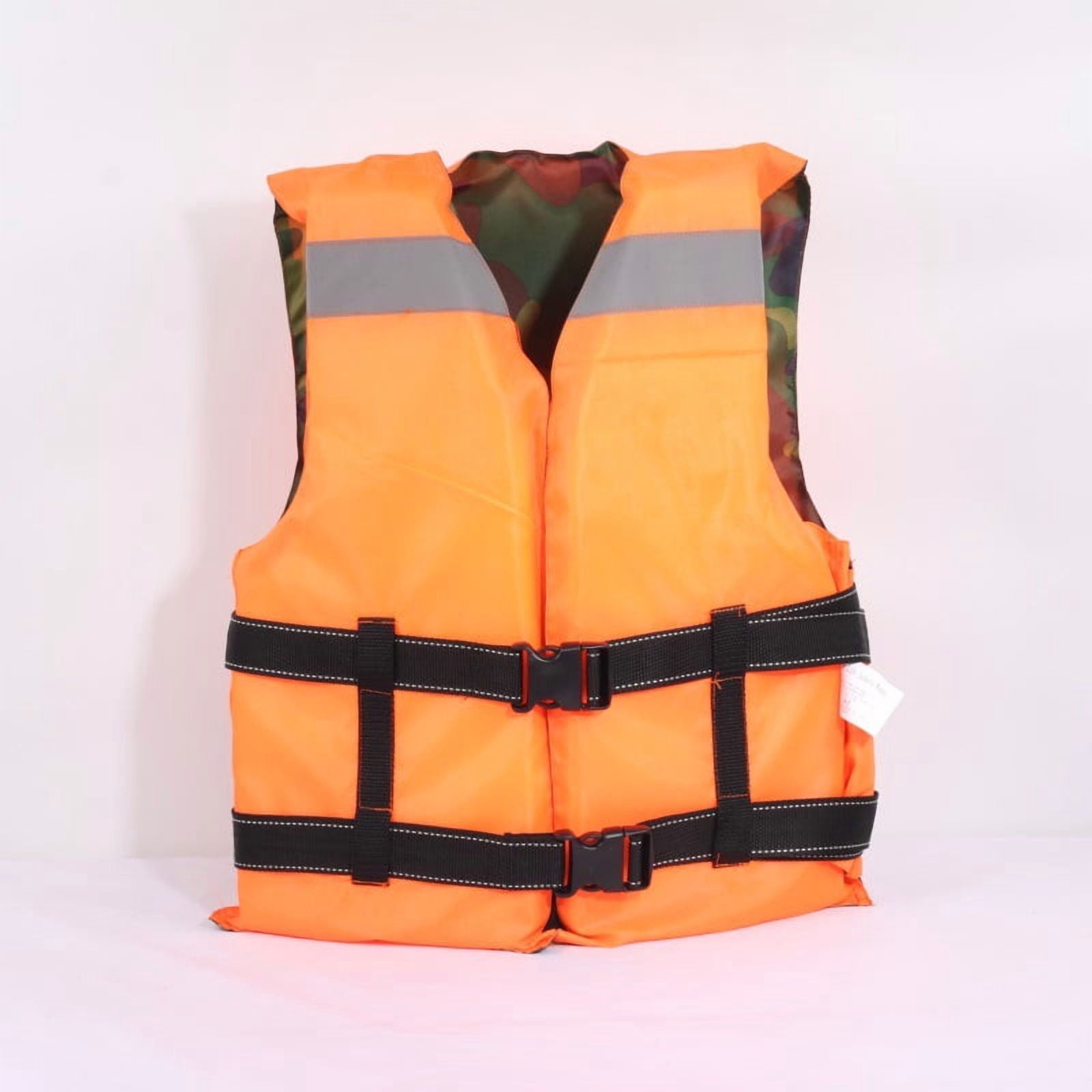2025 Two-way wear adult camouflage life jacket for swimming, rafting, flood prevention, fishing, life jacket, flood relief, one size fits all
