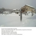 thumbnail image 2 of p>Balise de Mesure de Neige en Métal Mesure de Neige Extérieure Règle de Neige 24 Pouces Mesure de Neige Bâton de Mesure en Métal 90cm Hauteur Échelle Précise Règle de Mesure de Neige d'Hiver, 2 of 7