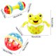 thumbnail image 3 of Juguetes de piscina, juguetes para bebés, juguetes para niños pequeños, se pueden hervir para calmar, educación infantil, fitness, animales de goma suave, pelotas de agarre, cascabeles, juguete, pelot, 3 of 6