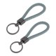 thumbnail image 1 of Llavero de coche Unique Bargains, llavero universal con anillo para llaves de fob para el hogar para mujeres, cuero, aleación de zinc, gris, 2 piezas, 1 of 6