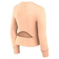 thumbnail image 3 of Women's Fanatics Pink San Francisco Giants Studio Fitted Long Sleeve Gym Top, 3 of 3