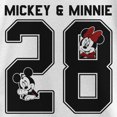 thumbnail image 2 of Girl's Mickey & Friends With Minnie Jersey  Graphic Tee White Small, 2 of 4
