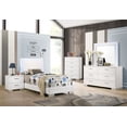 thumbnail image 2 of Felicity 5-piece Twin Bedroom Set White High Gloss, 2 of 18