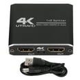 thumbnail image 2 of LYUMO HD Multimedia Interface 2.0 Splitter 1 en 2 Out 4K 60Hz Cable Splitter For Dual Monitors,1 en 2 Out Multimedia Interface Splitter,HD Multimedia Interface Splitter, 2 of 8