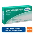 thumbnail image 1 of Oxcarbazepina Medimart 300 mg caja con 20 tabletas, 1 of 4