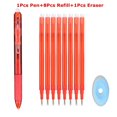 thumbnail image 1 of 0.7mm Magic Erasable Pen Press Gel Pen Set 8 Colors Erasable Refill Rod Gel Ink Stationery Retractable Pens Washable Handle Rod Red-10Pcs set, 1 of 6