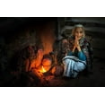 thumbnail image 2 of Khataw, Ali 24x17 White Modern Wood Framed Museum Art Print Titled - Gratitude, 2 of 4