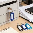 thumbnail image 2 of 25Pcs Multicolor Plastic Keychains with Label Windows for Easy Identification, 2 of 5