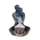 thumbnail image 2 of Quemador de incienso LED de reflujo, escultura de pareja, estatua de cerámica iluminada en cascada, soporte de incienso, estatuilla para decoración de, 2 of 8