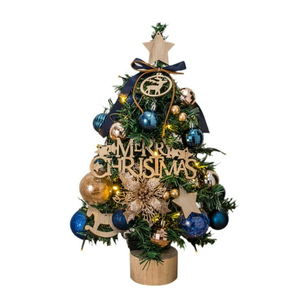 de Navidad de escritorio de Navidad artificial Adorno navideño para mesa Hogar Oficina Dormitorio