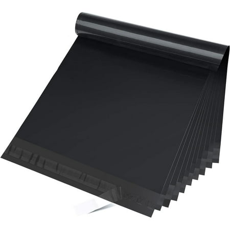 10x13 Inch Plastic Poly Mailers 100 Pack, Heavy Duty Self Seal Shipping Envelopes, Tear Proof Postal Bags for Business, Books & Accessories