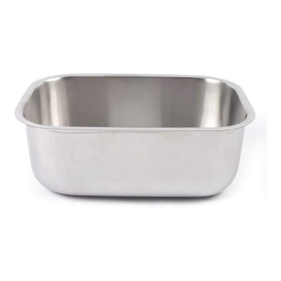 Stainless Steel Kitchen Sink, RV Drop In Sink 12.6x8.7x4.7inch, Top Mount Deep Basin for Camper, Boat, Trailer - Easy Clean, 5 Layer Anti-Rust, RV Camping Accessories Silver