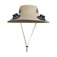 thumbnail image 2 of Darzheoy Solar Fan Hat Wide Brim Solar Fan Hat Outdoor Wide Brim Sun Hat with Solar Fan Fishing Hat, Removable & USB Charging Fan, 2 of 8