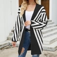 thumbnail image 1 of Cardigans pour Femmes Cardigan Décontracté à Manches Imprimées Manteau Long Cardigan en Liquidation, 1 of 7