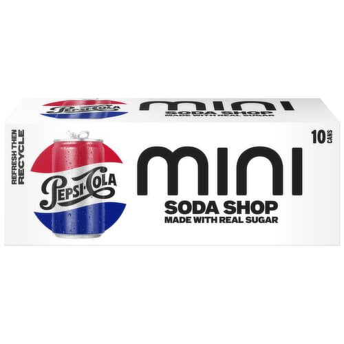 2 Pack - PEPSI REAL SUGAR 7.5OZ 10PK Package May Vary