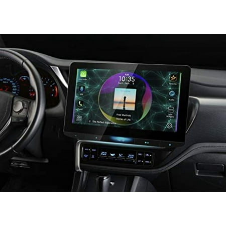 JVC - 10.1" Full HD Screen - Android Auto/Apple® CarPlay™ - Universal Double Din Fit  Digital Media Receiver - Black
