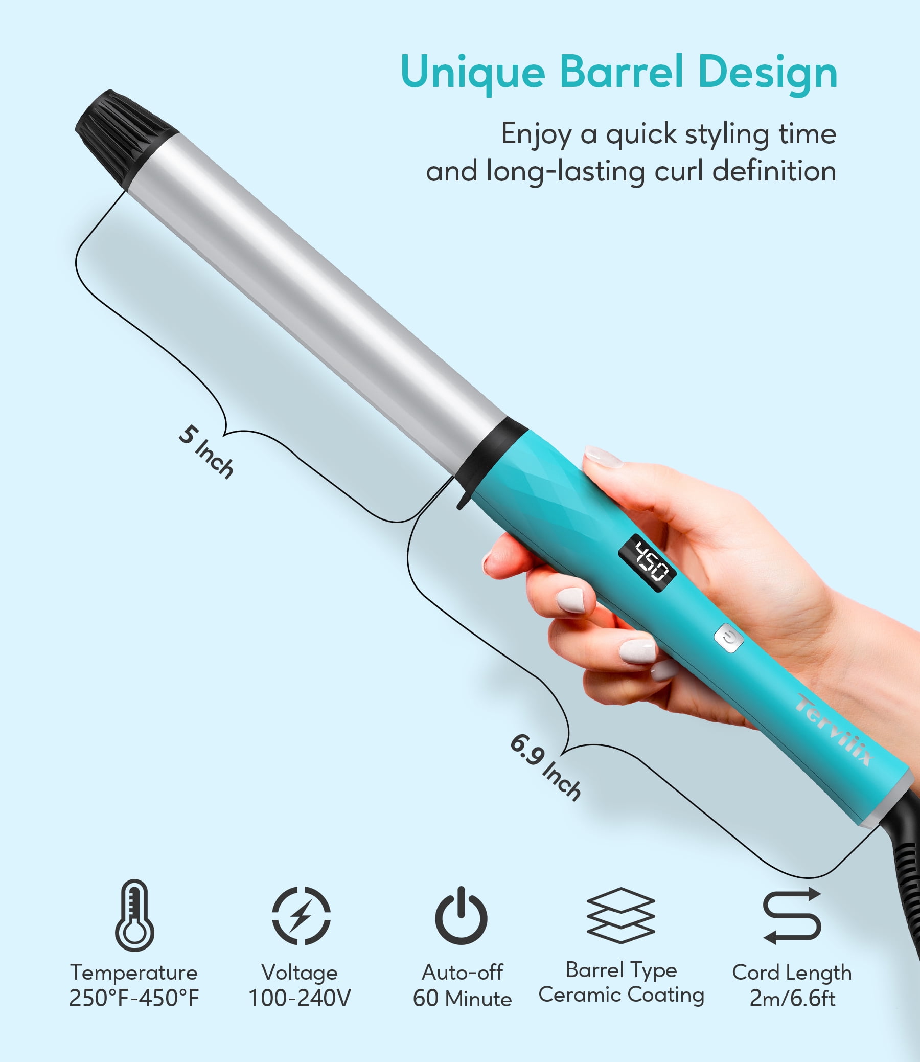 16mm curling cheap wand