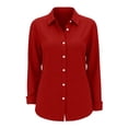 thumbnail image 6 of Enjoytime Plaid Blouses for Women Long Sleeve Collared Button Down Shirts Business Casual Work Tops Fall Fashion Clothes, 6 of 6