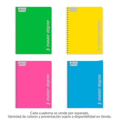 Cuaderno Americano Norma Master Degree cuadro chico 100 hojas varios colores 1 pza