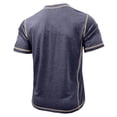 thumbnail image 6 of Rvwovn Men's Contrast Stitch T-Shirt, Casual Short Sleeve Crew Neck Slim Fit Tee Summer Daily Top, 6 of 7