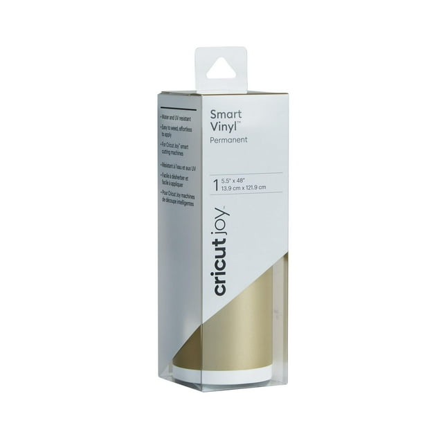 Cricut Joy™ Smart Vinyl™ Matless Permanent Vinyl, Gold