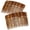 Brown, variant on Camila Paris CP2943 French Hair Side Comb, 3 inch Small Brown, French Twist Hair Combs Decorative, Strong Hold Hair Clips for Women Bun Chignon Up-Do Styling Girls Hair Accessories, Made in France