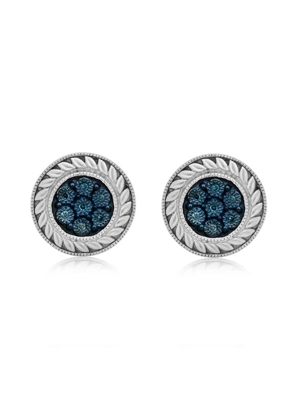 Diamond Earrings - Walmart.com | Blue - Walmart.com