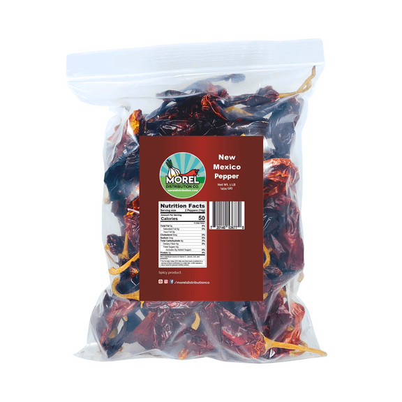 Dried Hatch New Mexico Chile Pepper, Red Chili Pods. 1 Lb
