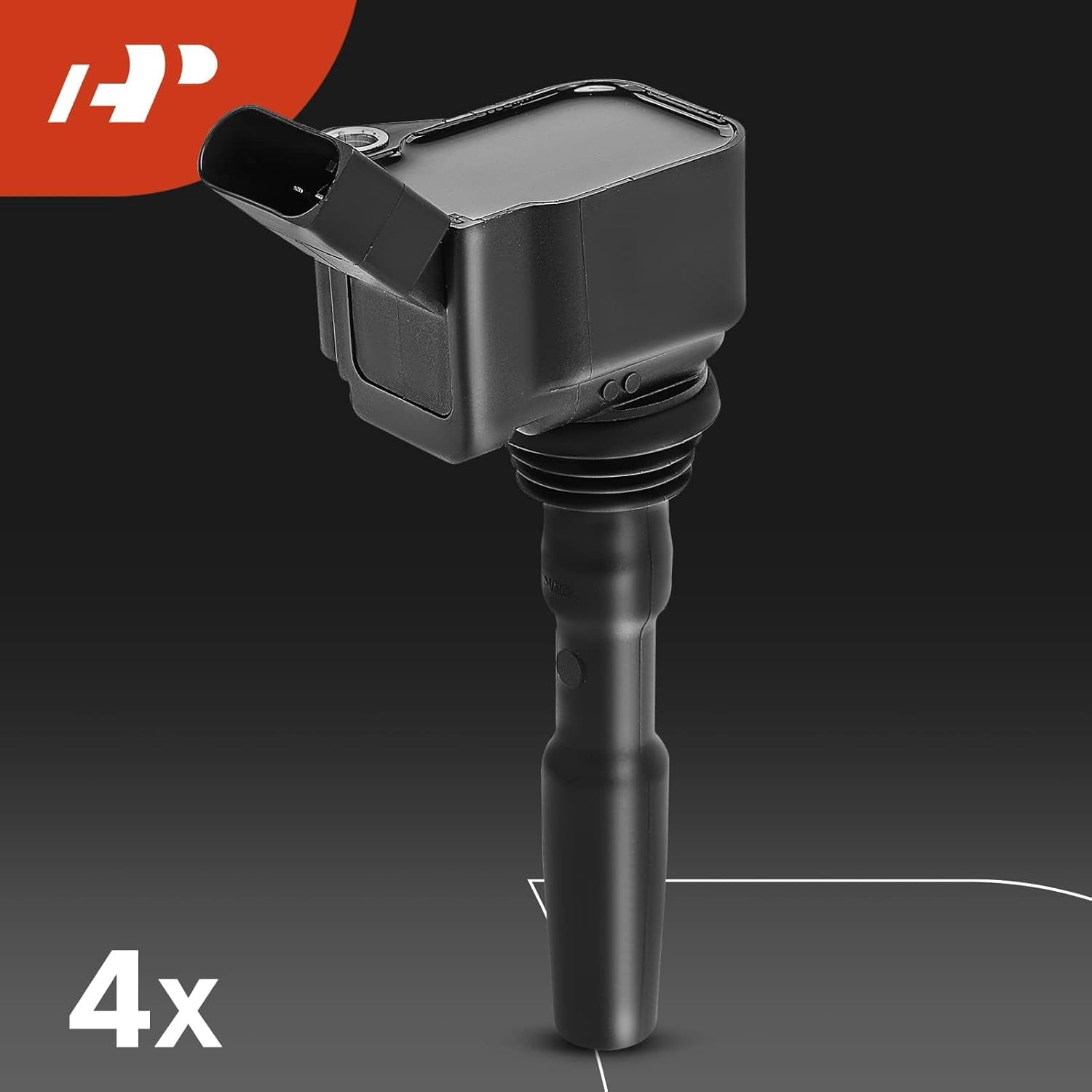 A-Premium Set of 4 Ignition Coil Pack and Iridium Spark Plugs Compatible with Volkswagen Jetta 2014-2018 & Audi A3 Sportback e-tron 2016-2018, 1.4L Replace# NGK95463, 04E905110A