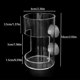 thumbnail image 4 of Aquarium Floating Fish Food Feeding Ring | Circular Shape Suspended Tray | Robust Clear Material | Suction Cup Mount | Prevents Filter Clogging | 1-Pack | Odorless | Easy Clean | Universal, 4 of 9