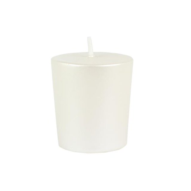 Jeco CVM-003-8 Bougies Chauffe-Plat, Blanc Perle - 96 Pcs