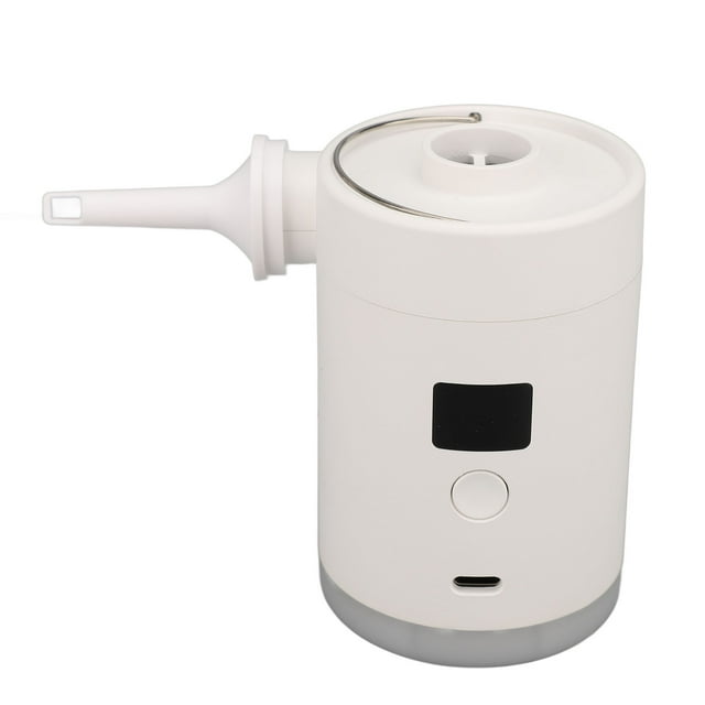 Rechargeable Inflatables Portable Pump, Mini Electric Inflator with LED for Travel, Outdoor Use, Camping, 4000mAh Battery, 280L min, 4kPa, Automatic Power Off
