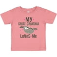 thumbnail image 3 of Inktastic My Great Grandma Loves Me Girls Baby T-Shirt, 3 of 5