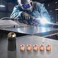 thumbnail image 2 of 6pcs Plasma Cutter Torch Consumable Shield Cup 9-8237 9-8236 for SL60 for SL100, 2 of 7